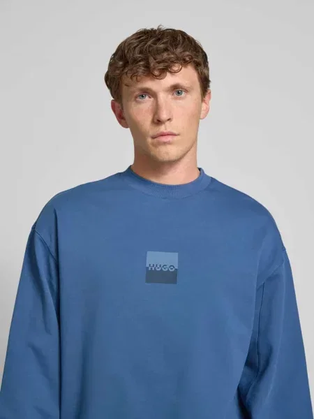 Bluza z nadrukiem z logo model ‘Split Hugo’