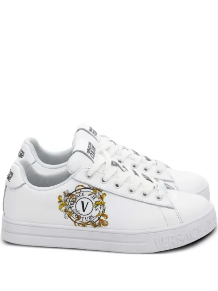 Sneakerși Versace Jeans Couture cu imagine alb
