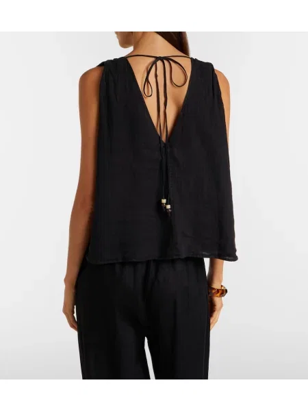 Top Velvet de in negru