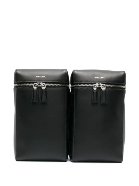 Rucsac Prada din piele negru