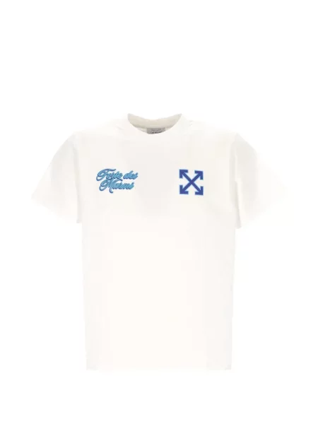 Tricou Off-white cu imagine alb