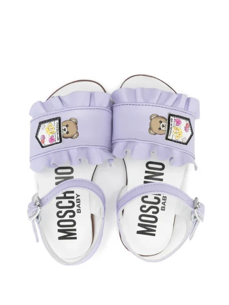 Sandały dziecięce Moschino fioletowe
