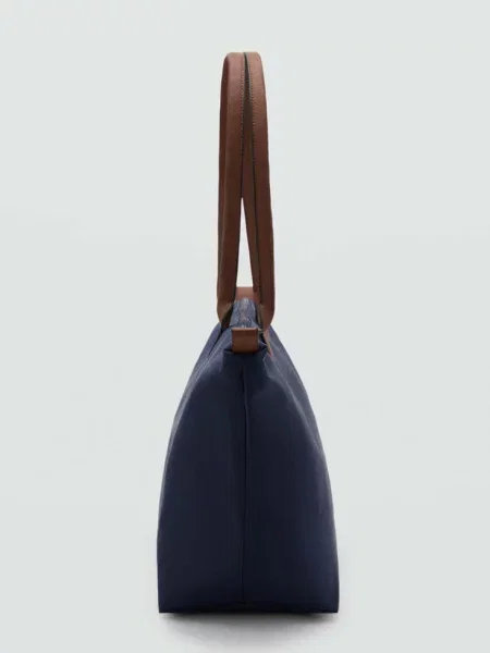 Torba shopper Teen uniwersalny MANGO TEEN niebieski