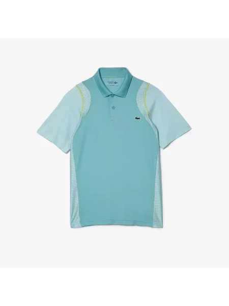 Lacoste Koszulka Polo Do Tenisa Z Z Recyklingu zielona