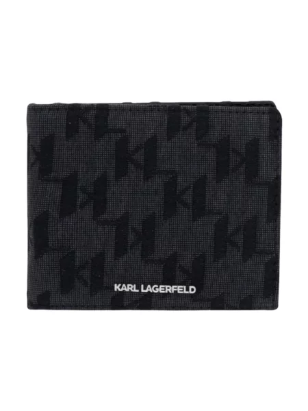Karl Lagerfeld portfel K/MONOGRAM czarny