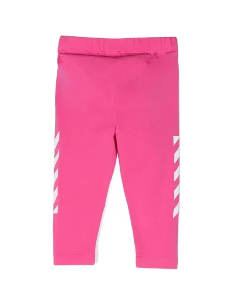 Legginsy dziecięce Off-white białe