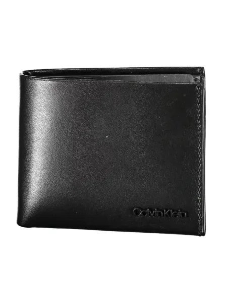 Portfel Calvin Klein skórzany czarny