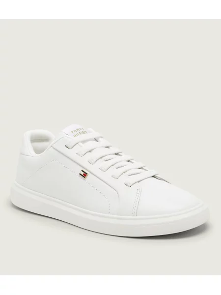 Teniși Tommy Hilfiger din piele alb