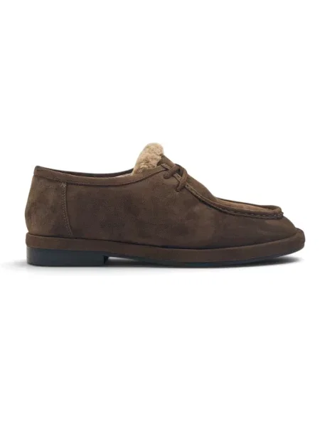 Замшевые мокасины Victoria Bianchi коричневые