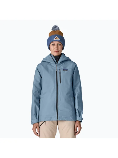 Geacă de ploaie pentru femei Patagonia Insulated Powder Town barnacle blue albastru