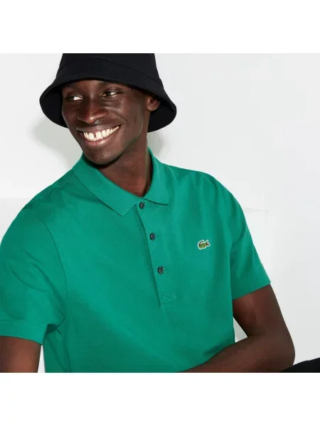 Поло Lacoste зеленое