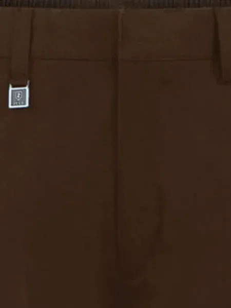 Spodnie dziecięce Zeco Schoolwear brązowe