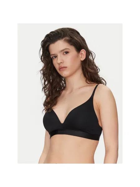 BOSS Trikotni nedrček črna