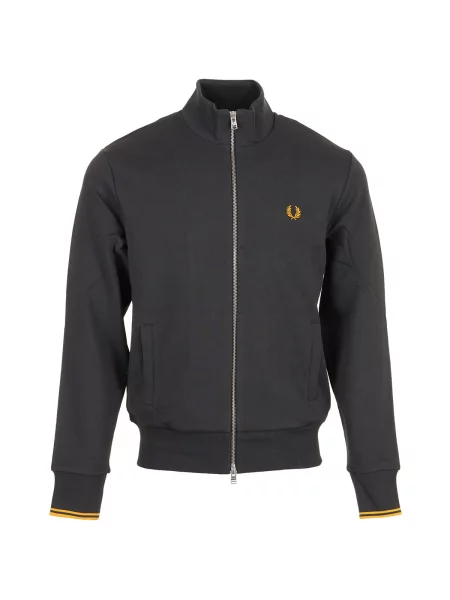 Mikina FRED PERRY Through Sweatshirt Anchor Grey XL šedá