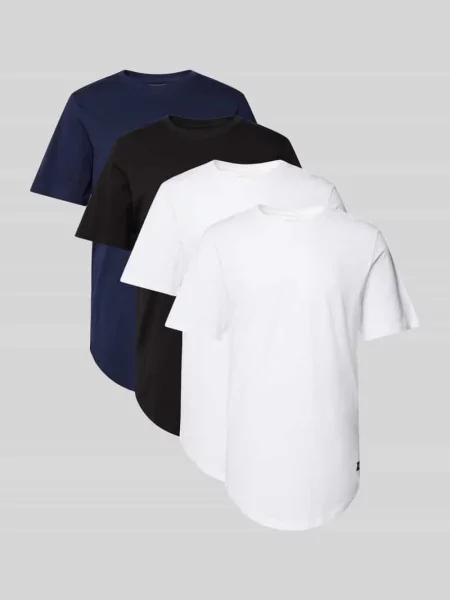 T-shirt w jednolitym kolorze Jack & Jones biała