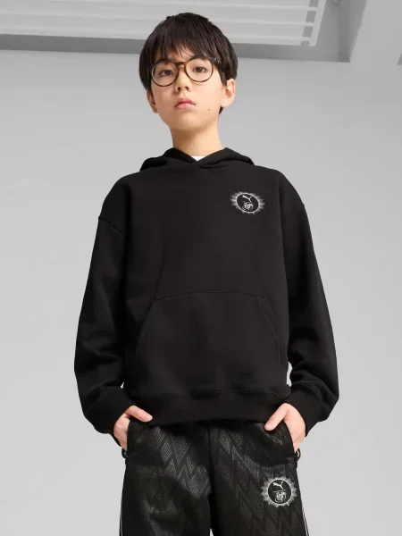 Детское худи Puma черное