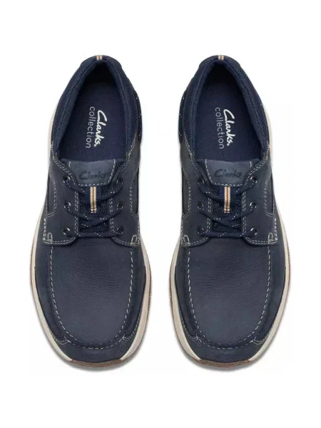 Pantofi Clarks din dantelă albastru