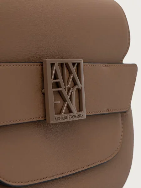 Кожаная сумка через плечо Armani Exchange
