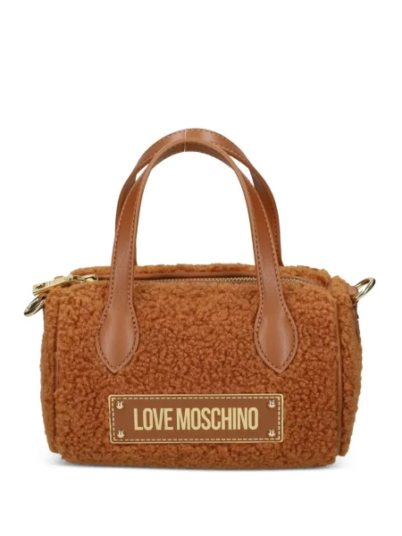 Geantă Love Moschino maro