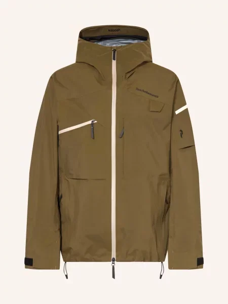 Peak Performance Hardshell Bunda Alpine Gore-Tex C-Knit™ khaki