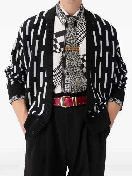 Cămașă Versace de mătase alb