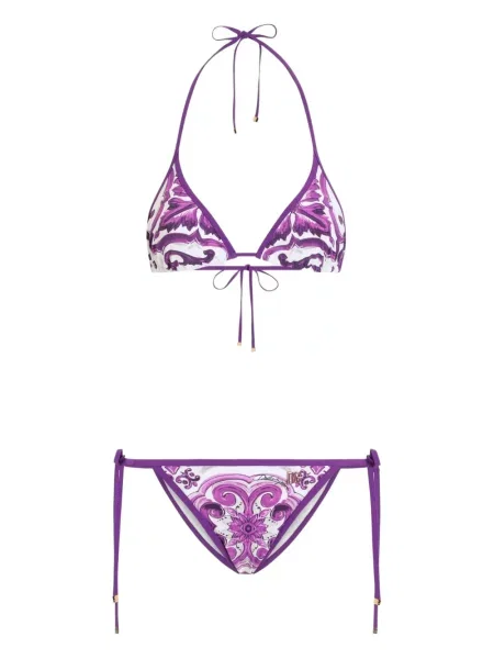 Bikini Dolce & Gabbana cu imagine alb