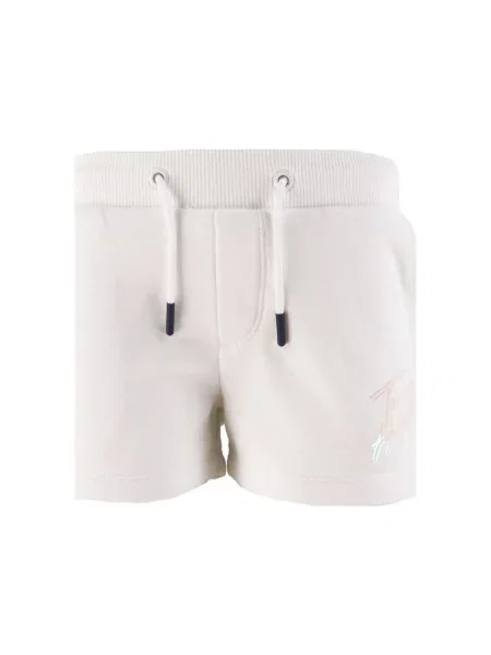 Pantaloni copii Tommy Hilfiger alb