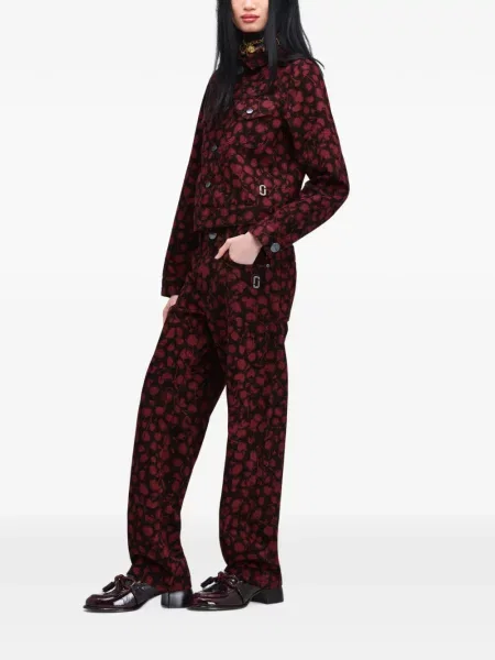Džínsy s rovným strihom Marc Jacobs červená