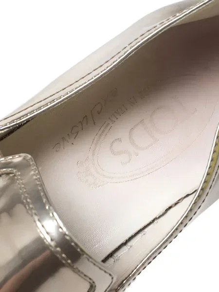 Sneakerși Tod's din piele auriu