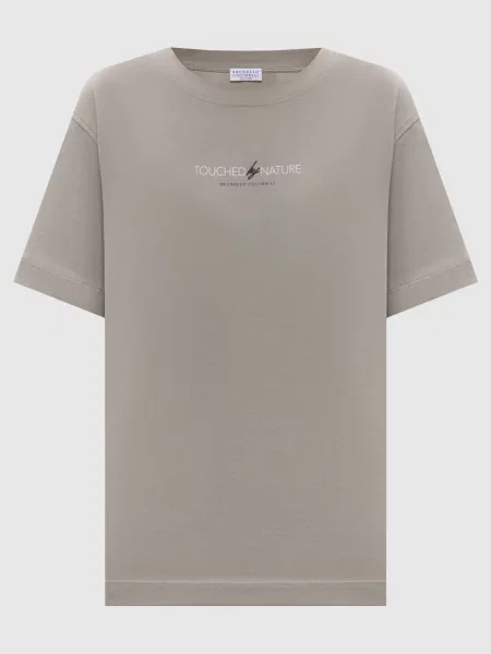 Футболка Brunello Cucinelli серая