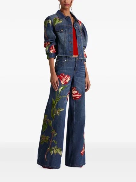 Geacă de blugi Alice + Olivia albastru