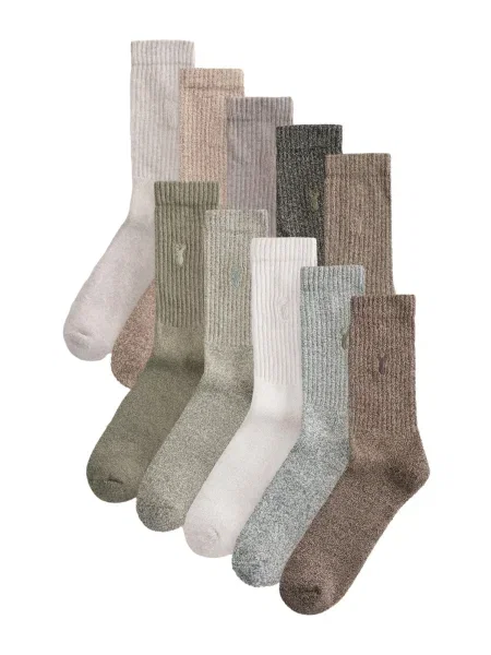 Next Nogavice svetlo bež / progasto bež / rjava / temno rjava / kaki / oliva / jelka / temno zelena / rosé bela