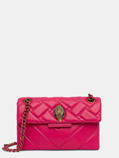 Kurt Geiger London geantă de piele MINI KENSINGTON roz