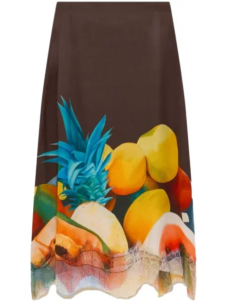 Spódnica Donde Esteban brązowa