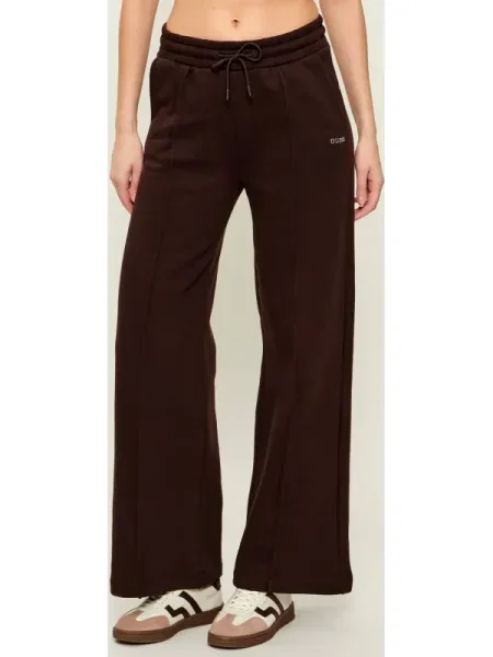 GUESS ACTIVE Pantaloni de trening NAT | Straight fit maro