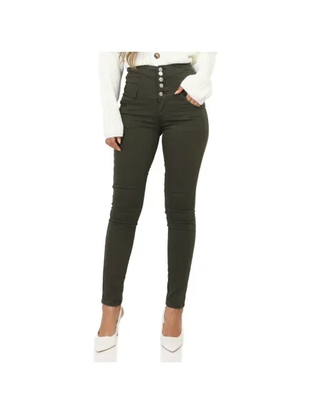 Blugi La Modeuse kaki