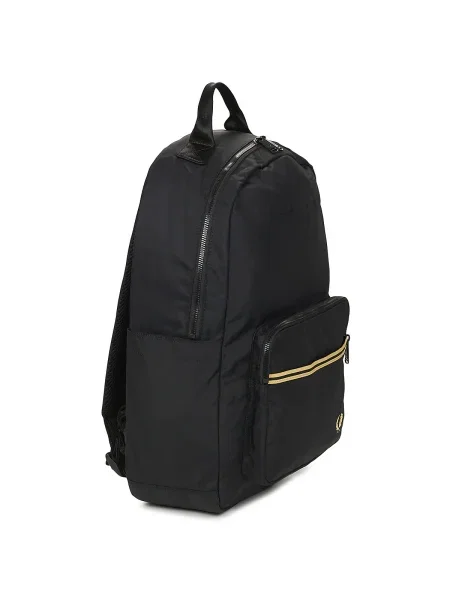 Hátizsák FRED PERRY Tipped Tape Backpack Black Universal fekete