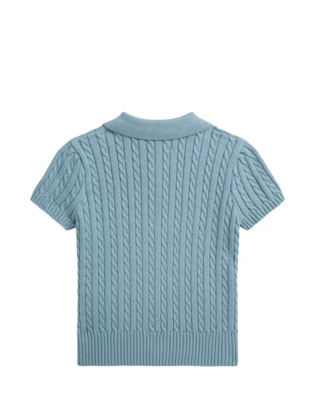 Top dziecięcy Polo Ralph Lauren niebieski
