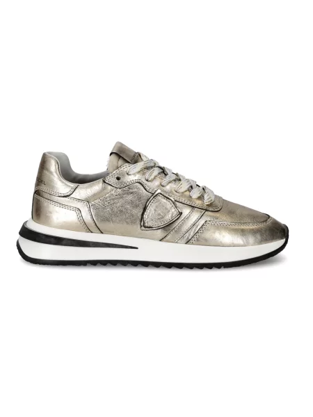 Buty do biegania Philippe Model skórzane do biegania retro szare