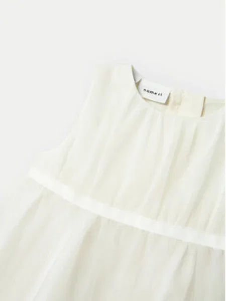 NAME IT Elegáns ruha Demille Krém