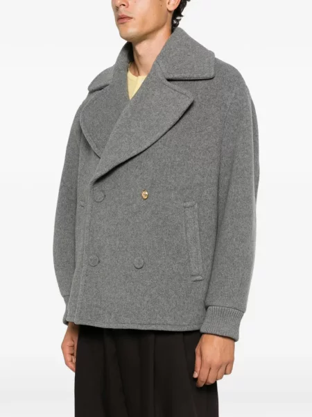 Dvouřadá bunda Moschino šedá