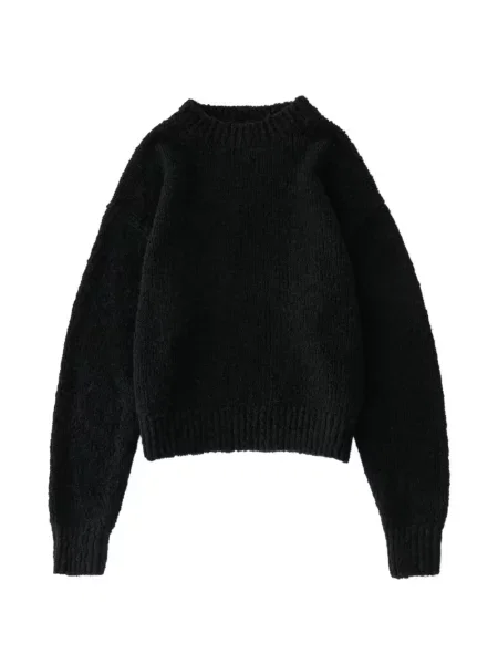 Bouclé pulover Studio Nicholson negru