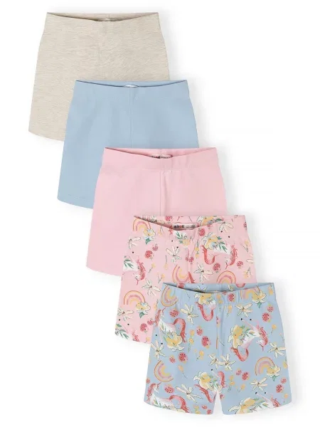 MINOTI Leggings amestecat / albastru deschis / galben deschis / roz deschis bej