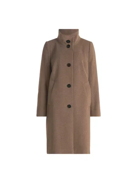 Płaszcz Betty Barclay wełniany elegancki brązowy