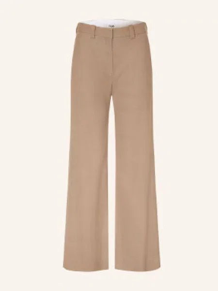 Maje Spodnie Typu Marlena beige beżowe