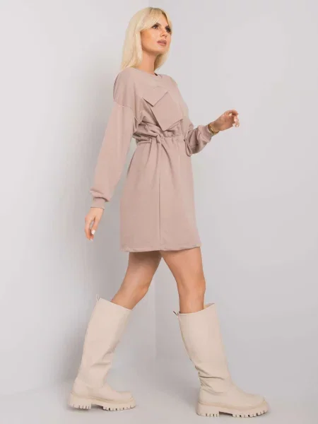 Rochie Fashionhunters de costum bej
