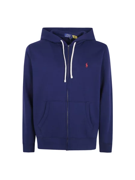 Bluza z kapturem Polo Ralph Lauren z kapturem niebieska