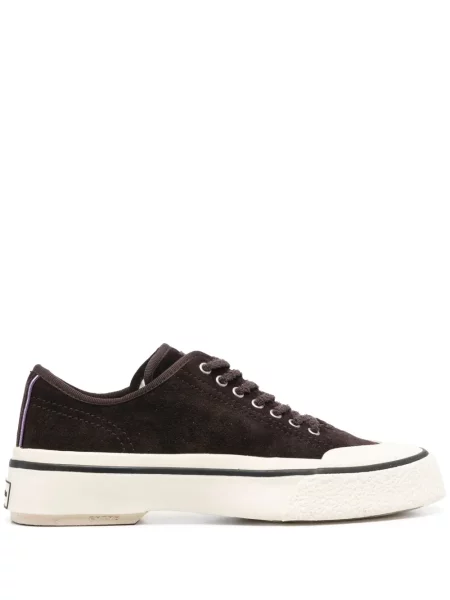 Sneakerși Eytys din piele de căprioară chunky maro