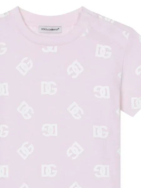 Koszulka dziecięca Dolce And Gabbana różowa