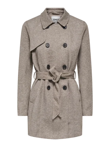 ONLY Palton de primăvară-toamnă ONLSEDONA VALERIE amestecat maro